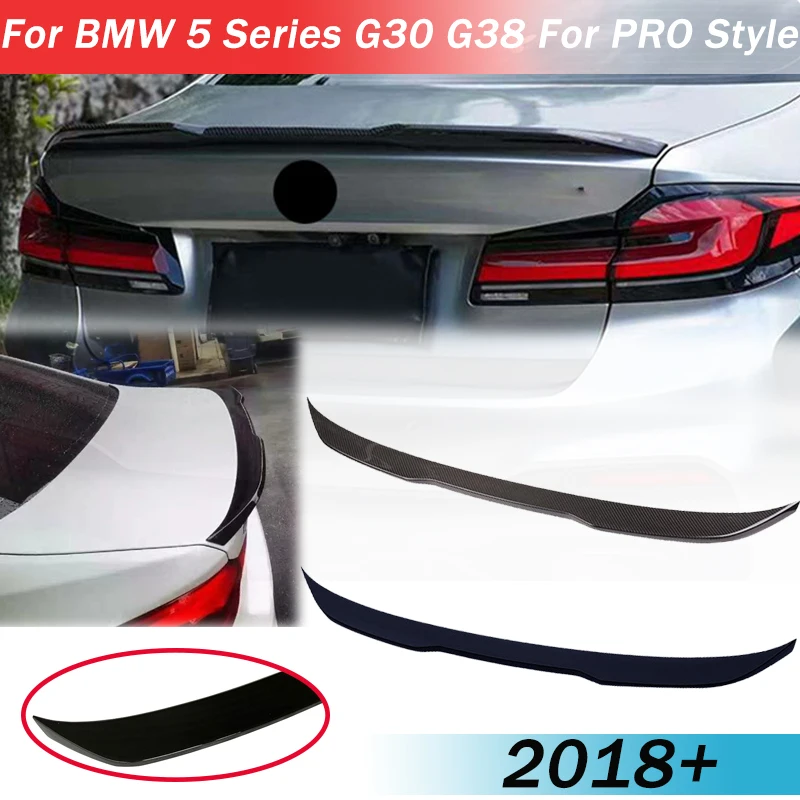 

Car Rear Trunk Spoiler Wing For BMW 5 Series G30 G38 530i 2018+ For PRO Style Splitter Body Kit Modification Exterior Tuning