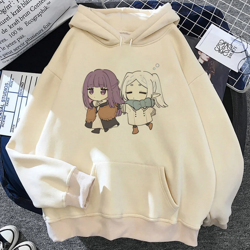 

Frieren hoodies women harajuku vintage 2023 aesthetic pulls female Kawaii Hood