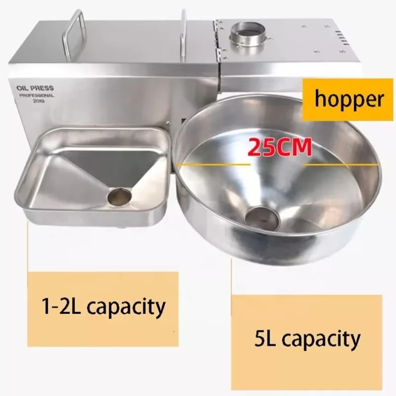Huishoudelijke Neem Oil Extraction Machine/zonnebloem Soja Bran Oil Pressing Machine