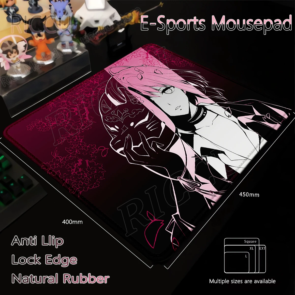 Skypad SORA Gaming Mouse Pad E-sports Pink Girls Mousepad XS Gaming Desk Mat Desk Accessories Pc Cabinet Carpet Laptop Tablepad