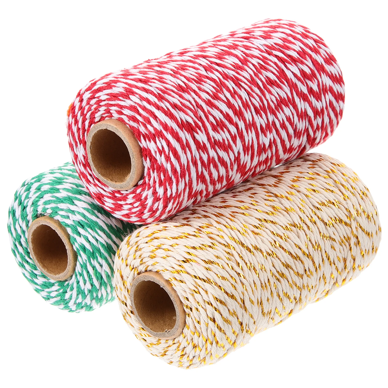 

3pcs 2Mm Colorful Cotton Rope Double Color Handmade String For Gift Wrapping Package Decoration Crafts Quilting Tapestry Dress