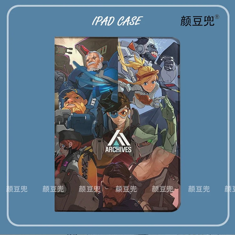 

OVERWATCH ANIME ARCHIV For iPad Air 3 4 5 6 Mini 4 5 6 Case Luxury Silicone For Pro 13 12.9 11 10.5 inch For iPad 10th 9th Cases