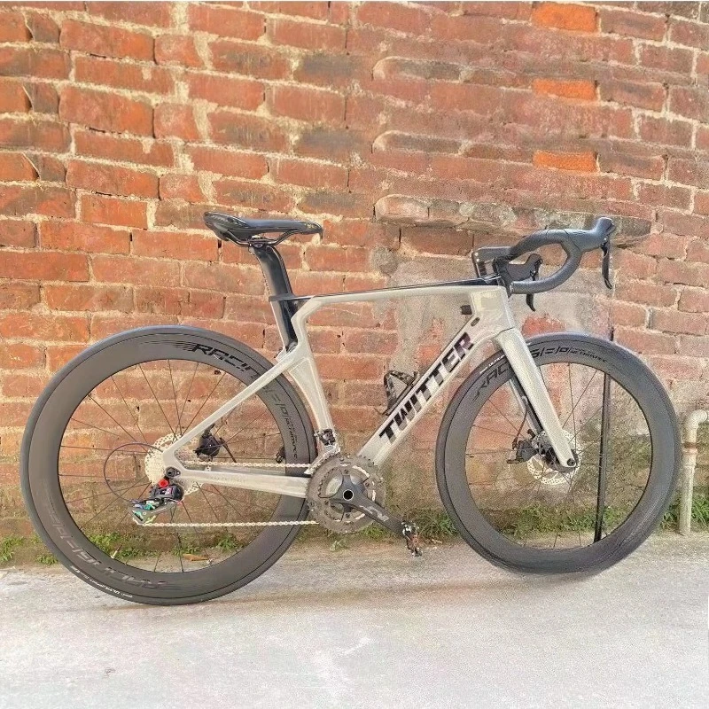 تويتر R5pro 43.5-56 سنتيمتر T800 ألياف الكربون الطريق الدراجة نقل إلكتروني EDS-TX7100-24Speed هوائي الطريق دراجة Bicicletas