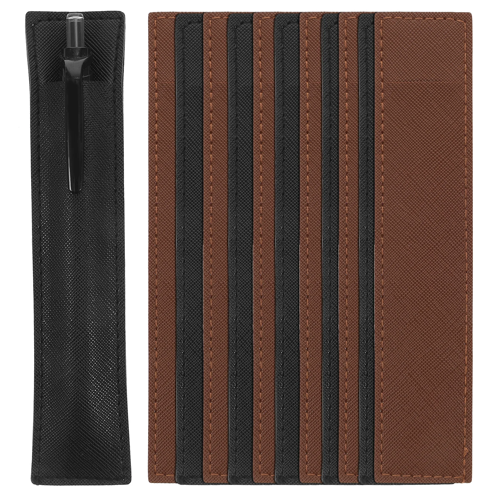 12 قطعة من حقيبة أقلام الرصاص ذات الأكمام الواحدة وحامل أقلام رصاص خفيف الوزن مناسب للاستخدام التجاري في مكتب الكلية #3