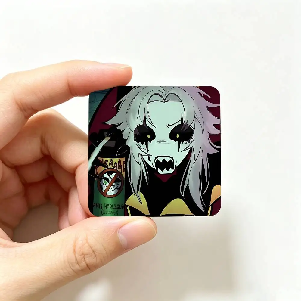 F-Freak P-Pierrots C-Circus Square Decorative Fridge Magnets for Home Kitchen Office Whiteboard & Locker