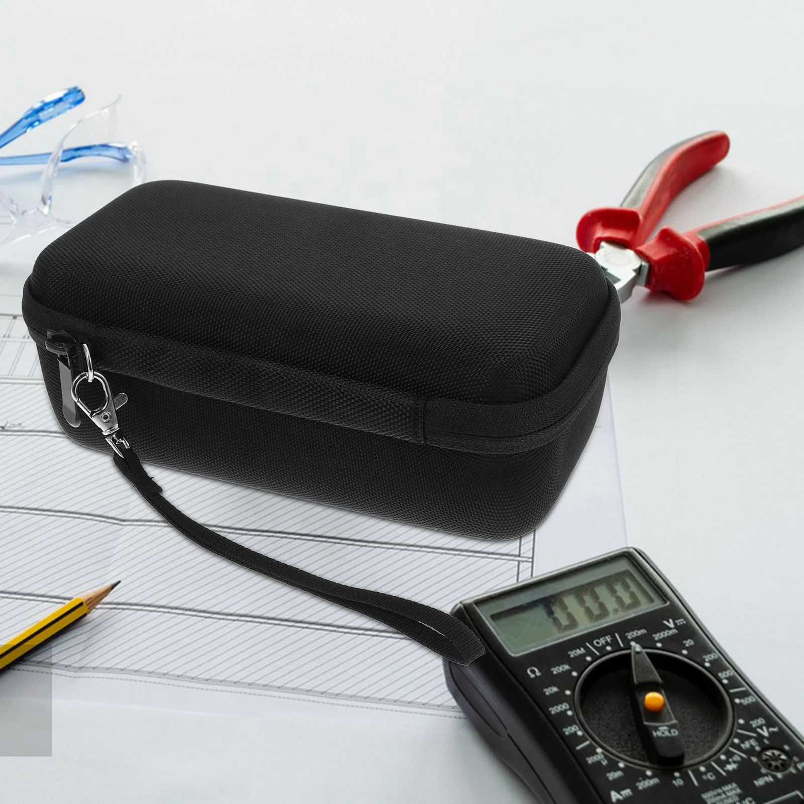 

Multimeter Storage Bag Digital Case Wireless Carrying Electronic Accessories Eva Hardware Tool Travel