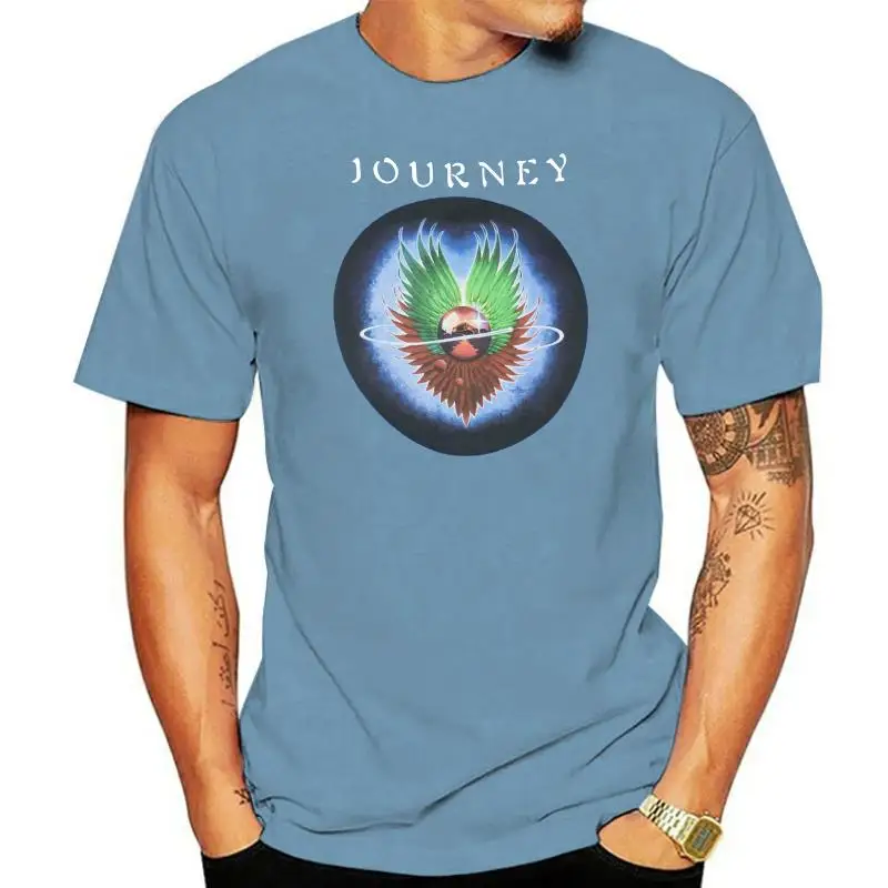 JOURNEY EVOLUTION ALBUM COVER T-Shirt MENS ROYAL BLUE ROCK MUSIC Tee Shirt Street Wear Fashion