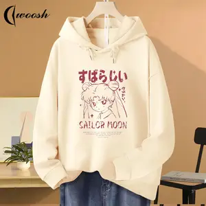 Sailor moon hoodie plus size online