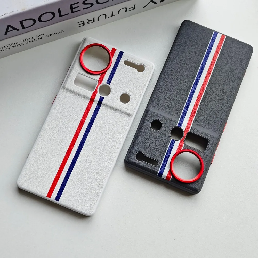 

Чехол для Nubia Z80 Ultra, роскошный чехол из искусственной кожи, крутой трек, защитная задняя крышка, чехол для Zte Nubia Z80 Z70S Ultra, чехол для телефона