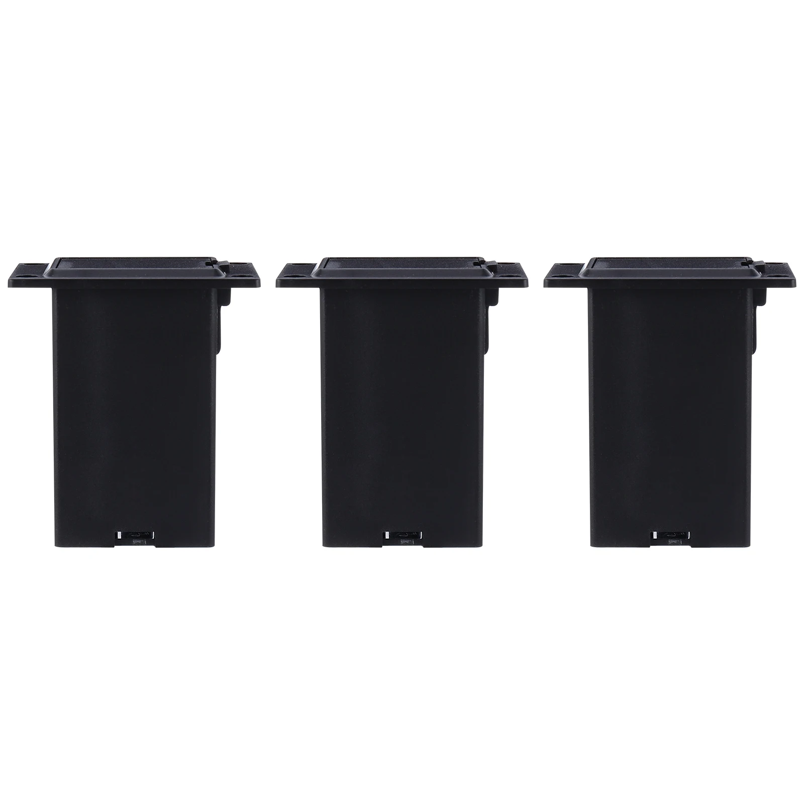 

3 pcs Guitar Pickup Case Holder Replacement for Electric Bass Active Pickups Durable Plastic Metal Suitable Home KTV