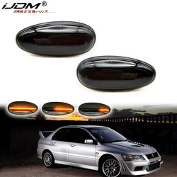 2x LED Dynamic Side Marker Lights Turn Signal Lamps For Mitsubishi Lancer 8 Montero 3 Pajero 3 Outlander 1 Delica 4 i Miev Space