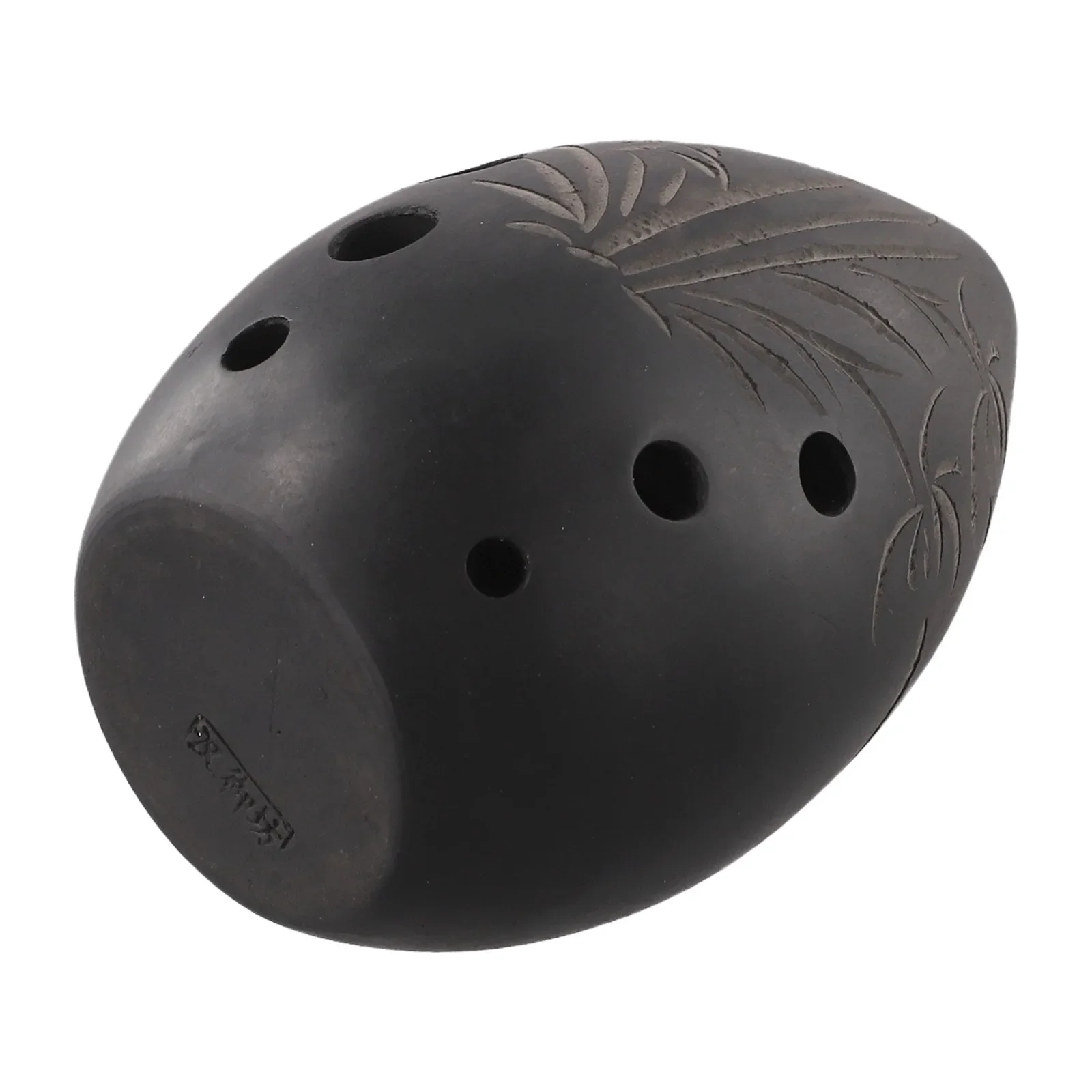 Traditional 8 Hole Ocarina Musical Instrument Beautifully Handcrafted Black Xun for Beginners and Music Enthusiasts