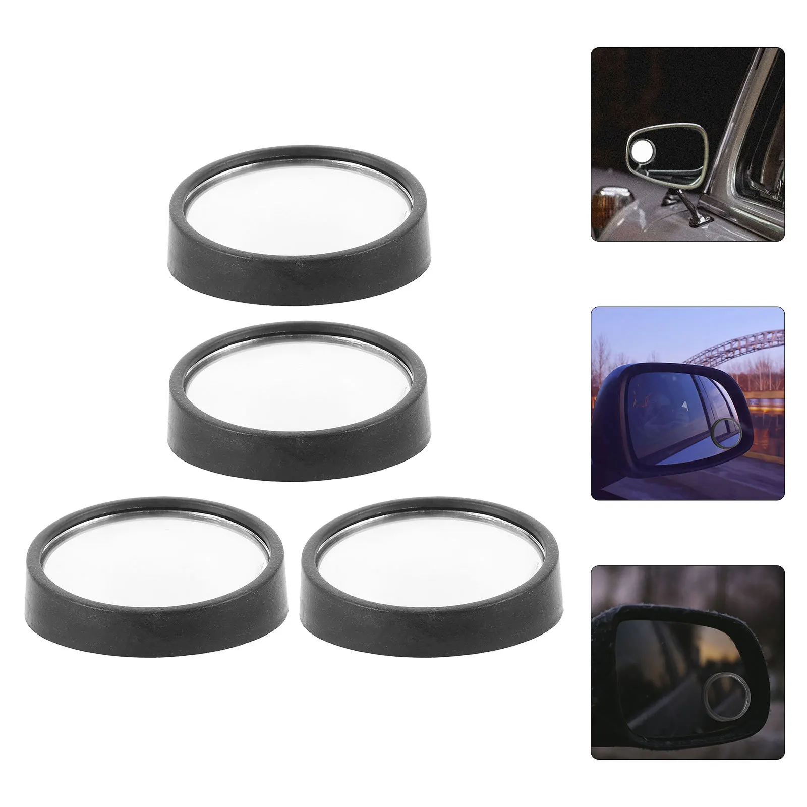 

2Pairs Blind Spot Mirrors for Car Wide Angle Auxiliary Side Rearview Mirror Easy Install Safety Driving Vehicle Accessories