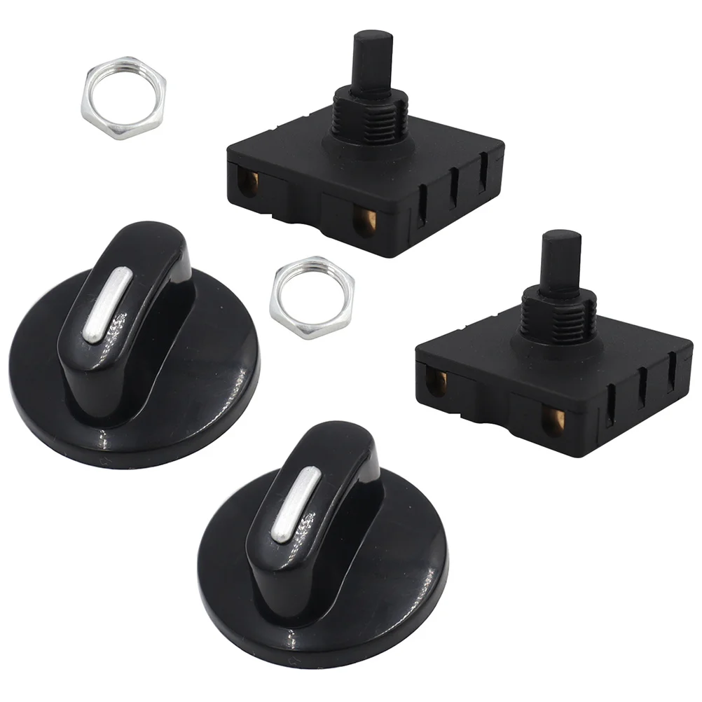 

Rotary Switch 2 Sets Fan Speed Control Knob Replacement ABS Selector Heater Ceiling 4 Position 3 Speed