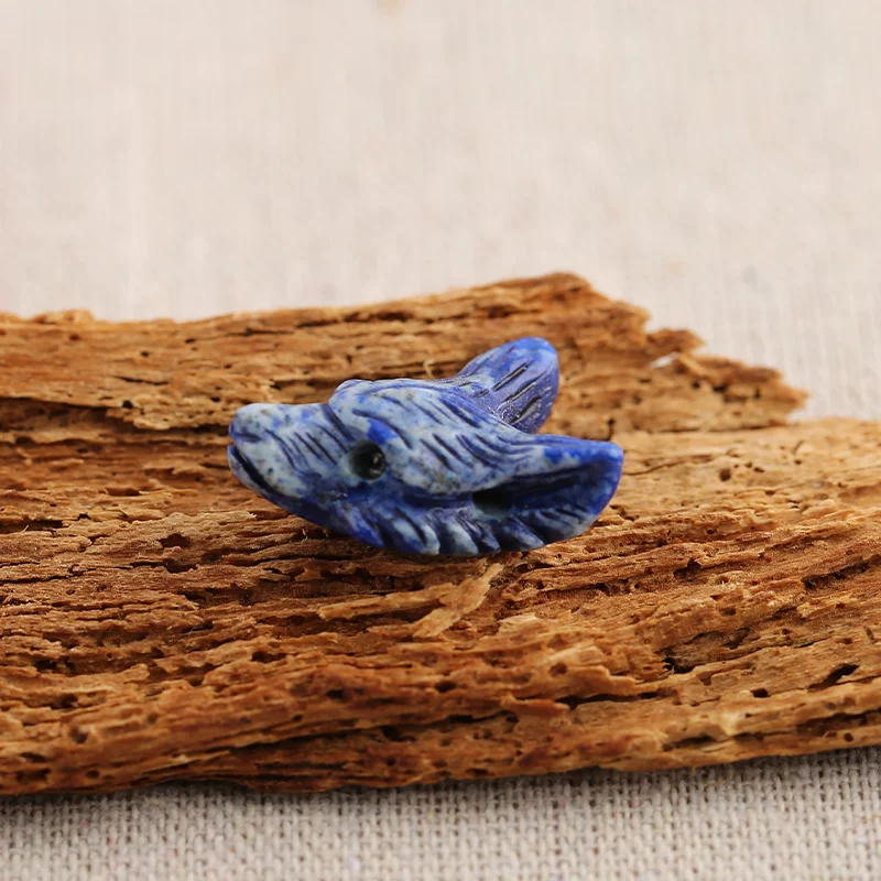 B&F Handmade Lapis Lazuli Pendants, Genuine Natural stones beads, Unique Stones for jewelry & DIY Earring Beads