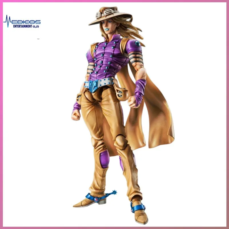 Figura de Acción Oficial de JoJo Gyro Zeppeli Ver.1.5, Estatua de Super Acción Medicos, Modelo de Regalo de Steel Ball Run, Decoración Original