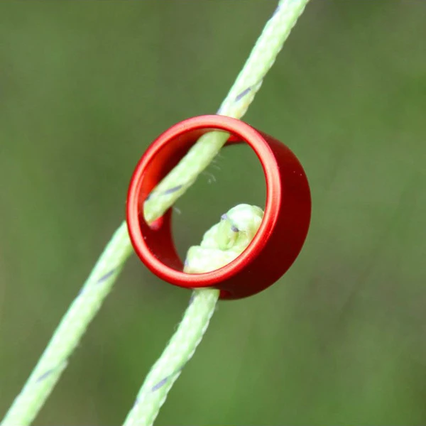 

10 Pcs Tent Awning Cord Tensioners Aluminum Alloy Anti Rope Fastener 3 Holes Design for Camping Hiking Outdoor Guy Line