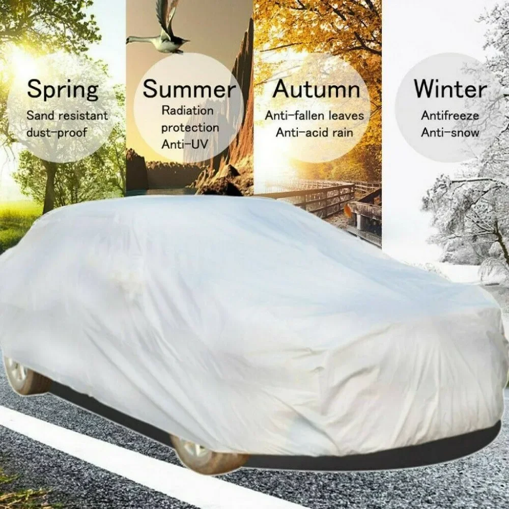 Autoabdeckung Wasserdicht Allwetter, Outdoor Vollständige Außenabdeckung für Automobile Limousine Schrägheck SUV Regen- und Sonnenschutz – Detail 5
