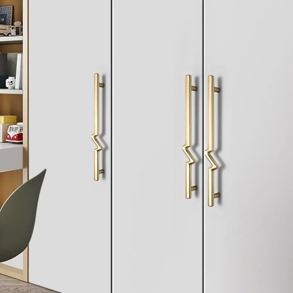 

2pcs Modern Zinc Alloy Door Handles Simple Drawer and Cabinet Retro Drawer Knobs Vintage Furniture Hardware