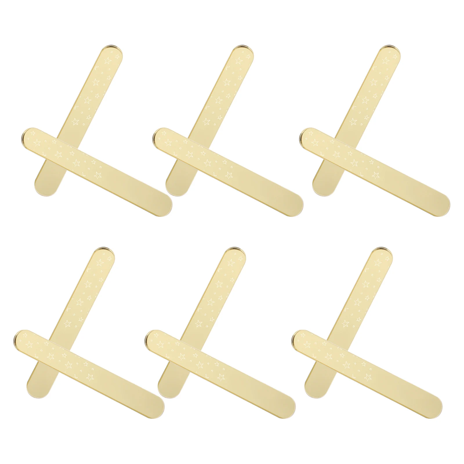 

20 PCS Heart-shaped Great Ice Cream Child Popsicle Reusable Sticks Acrylic for DIY Mold