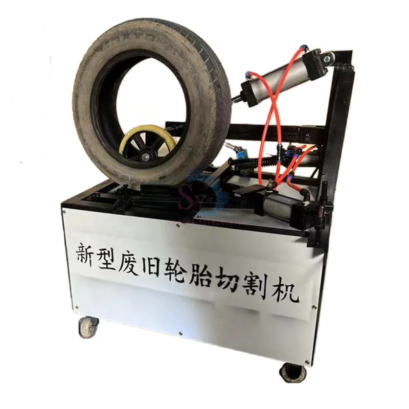 

Old Tire Circle Cutting Recycling Machine Waste Tire Tread Sidewall Cutter Tire Sidewall Cutting Machine