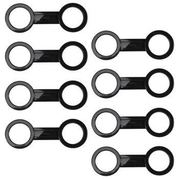 8ชิ้นอุปกรณ์ดำน้ำลึกดำน้ำตื้นซิลิโคนดำน้ำดูปะการังสายรัดที่จับยึดคลิปยึดอุปกรณ์ที่แนบมา