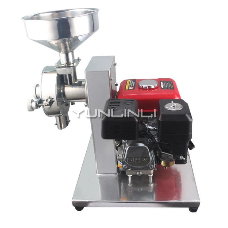 Коммерческая шлифовальная машина для зерновых, газовый мобильный шлифовальный станок, непрерывная коммерческая дробильная машина