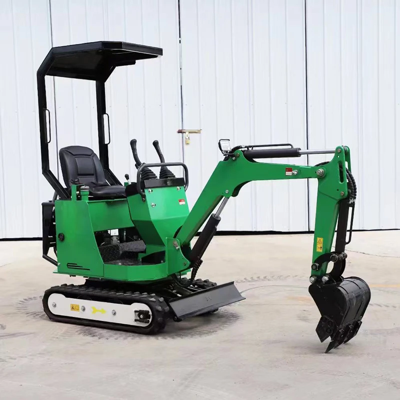 

Chinese Factory EPA/EURO5 Diesel/Gasoline 1Ton Mini Excavator 1000KG Small Digger Customizable Hydraulic Crawler Micro Excavator