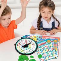 Bingo Game Set For Adults And Kids Party Family Bingo Games Counting And Matching Skills Games Fun Family Bingo Games Reusable
