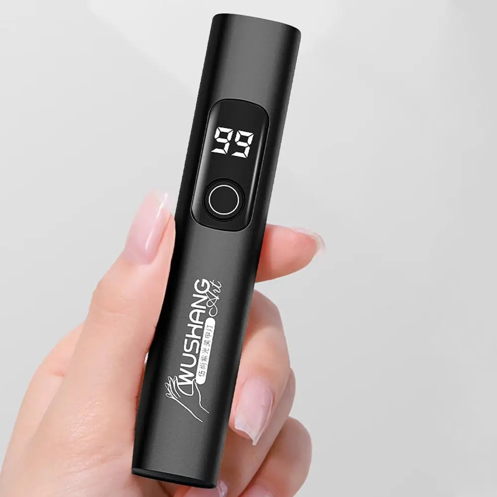 1 قطعة المحمولة قابلة للشحن الأشعة فوق البنفسجية مسمار مصباح آلة مجفف USB التجفيف السريع UV LED مهنة مسمار علاج ضوء ل هلام مسمار Pol J9M6 #3
