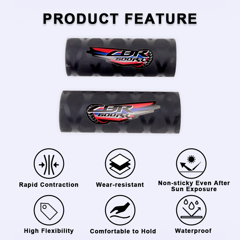Fashion Heat Shrinkable Handlebar Cover For Honda CBR600RR CBR 600 RR CBR 600RR 2003-2025 Motorcycle Grips Gloves Accessories