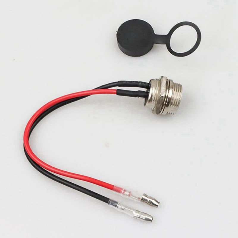 2 個 10 インチ電動スクーターラウンド充電インターフェース Kugoo M4 シリーズスクーターアクセサリー