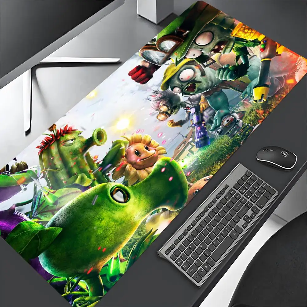 game plants vs zombies Mouse Pad Gaming Abstract Large video games 800x400mm MouseMat Gamer XXL Mause Carpet PC Desk