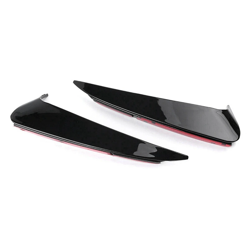 2X Rear Bumper Apron Spoiler Canard Air Vent Cover Trim For Mercedez Benz W205 C43 C63 AMG 4 Door 2015-2021