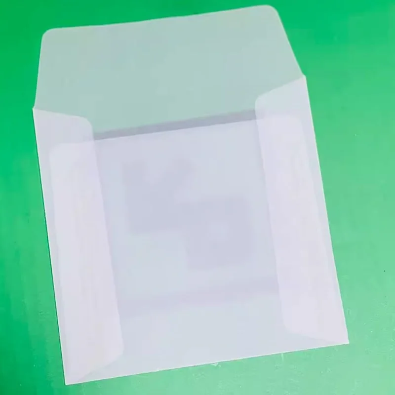 100pcs- 8*8cm Kraft Envelopes Square white small envelope card bank card membership card envelope Wedding Party Invitation