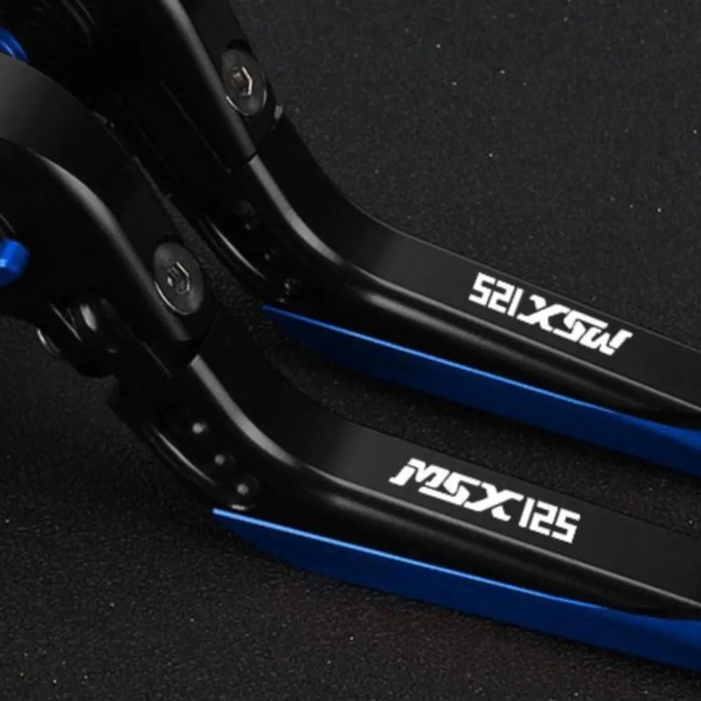 

Для Honda MSX 125 GROM MSX125 2013-2023 Рычаг сцепления Набор тормозных рычагов Складная регулируемая ручка Рычаги Аксессуары для двигателя Запчасти