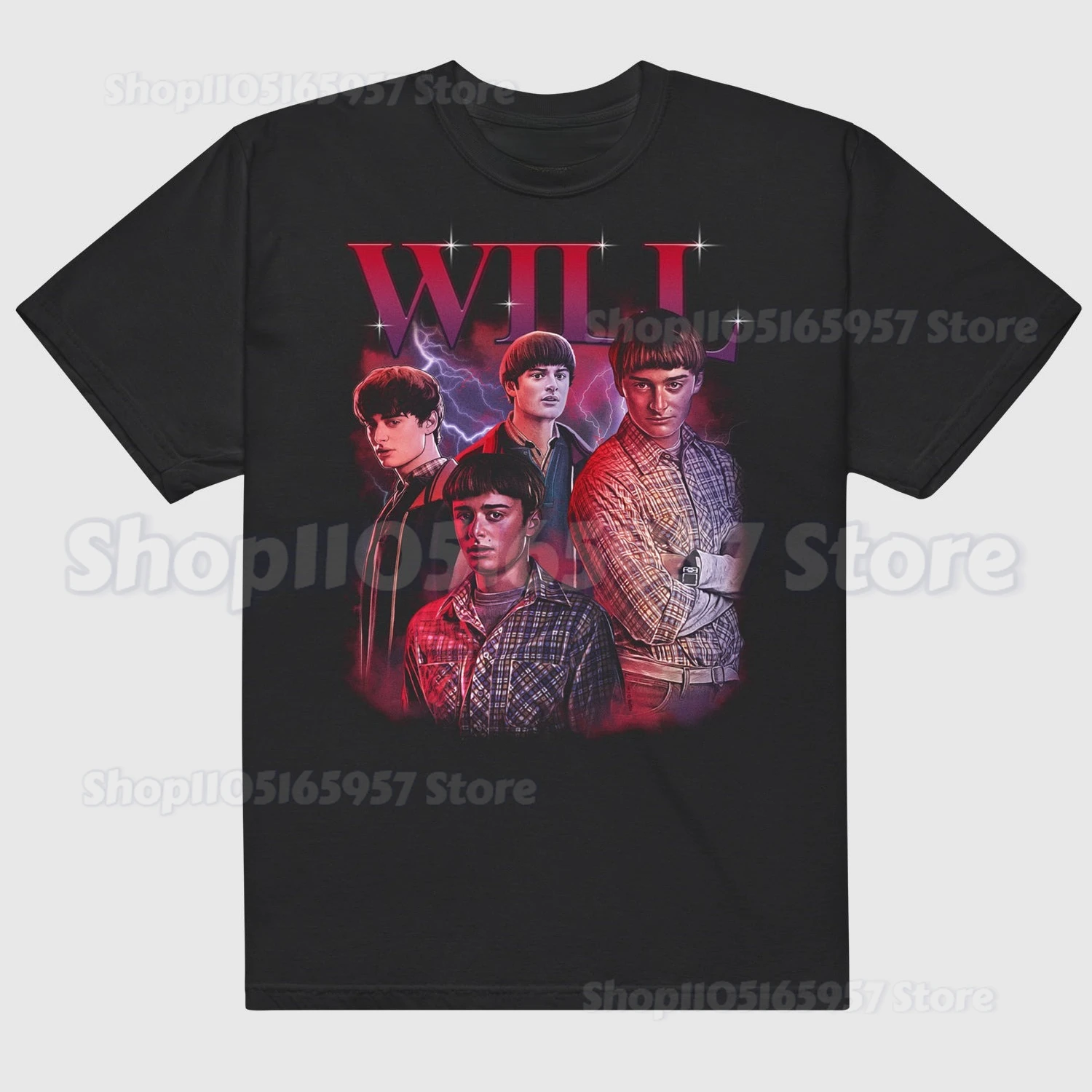

New Will Hawkins Demogorgon Graphic Print Loose Short Sleeved Children T-shirts Casual Round Neck Luxury Cotton Kid Boys Tee Top