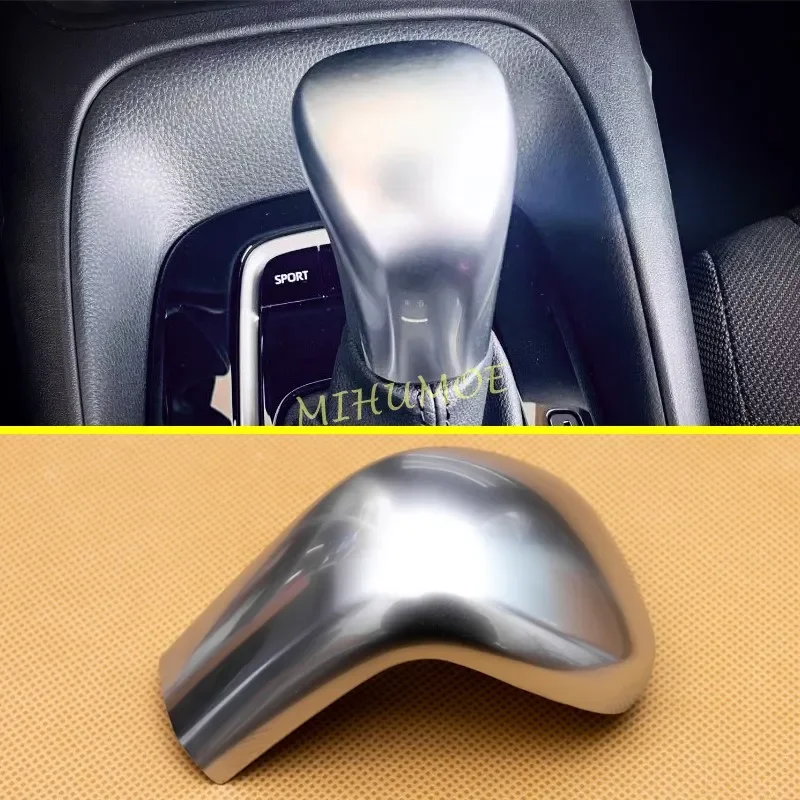 

For Toyota Corolla Cross Camry Suzuki Swace 2018 2019 2020 2021-2024 2025 Interior Gear Shift Lever Knob Cover Cap Matte Chrome