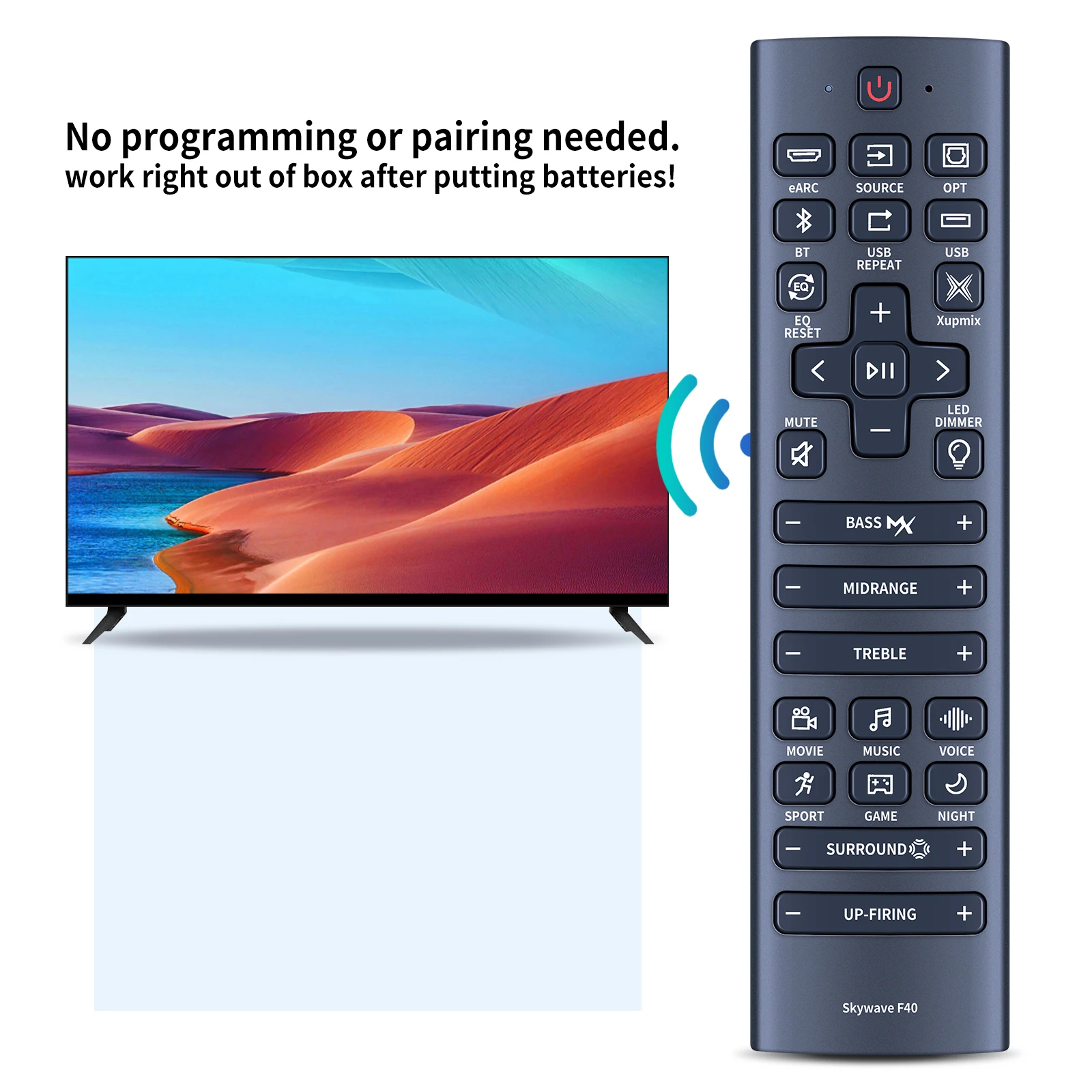 جهاز تحكم عن بعد جديد لمكبرات الصوت ULTIMEA Skywave F40