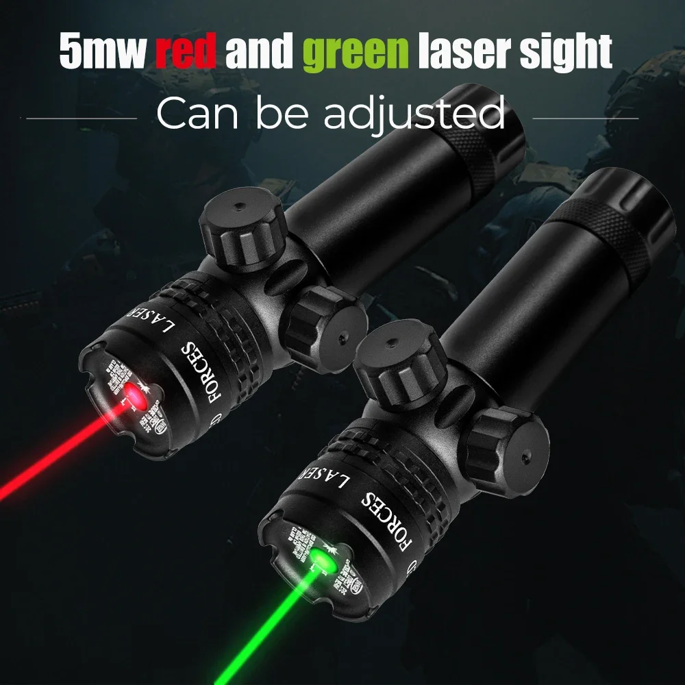 visee-laser-double-rouge-et-verte-803--ajustable-pour-la-reglage-de-la-visee-laterale-et-de-la-hauteur--conception-etanche-ipx4-et-resistante-aux-chocs