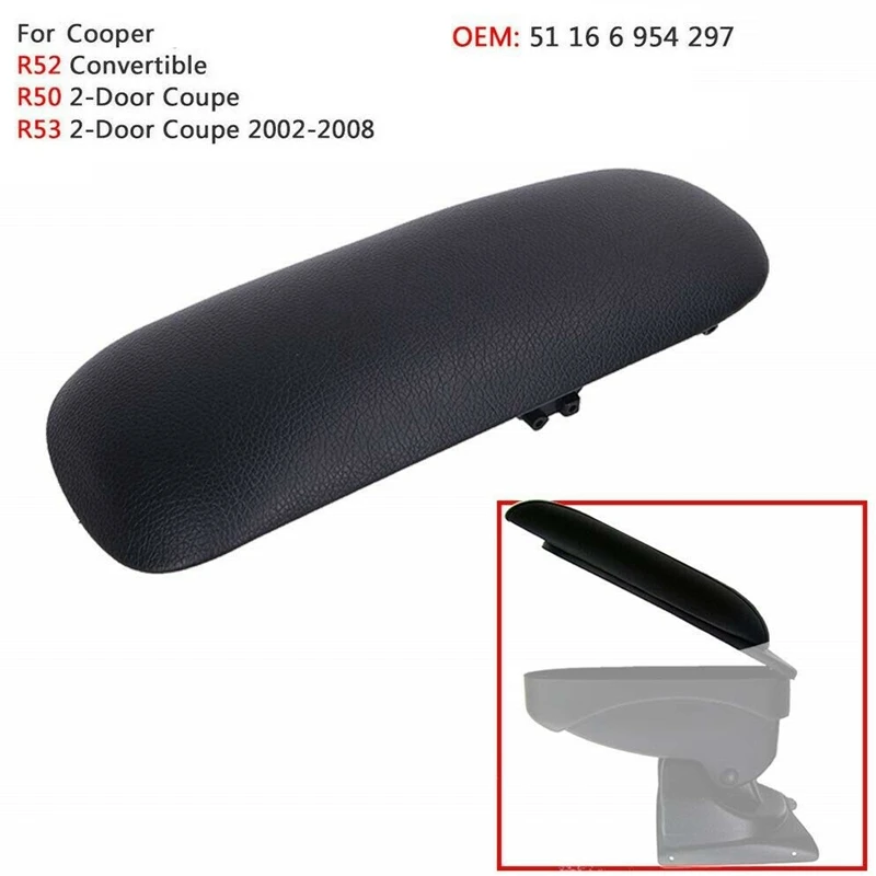 Car Center Console Arm Rest Armrest Cover For BMW-Mini Cooper R52 R50 R53 2002-2008 51166954297