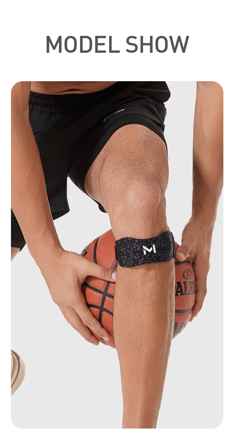Knee Pas Premium Knie-Patellabänder - Verstellbare Sport-Kniebandage, Patella-Stabilisierungsband Knieunterstützung mit Sicherer Passform – Detail 8