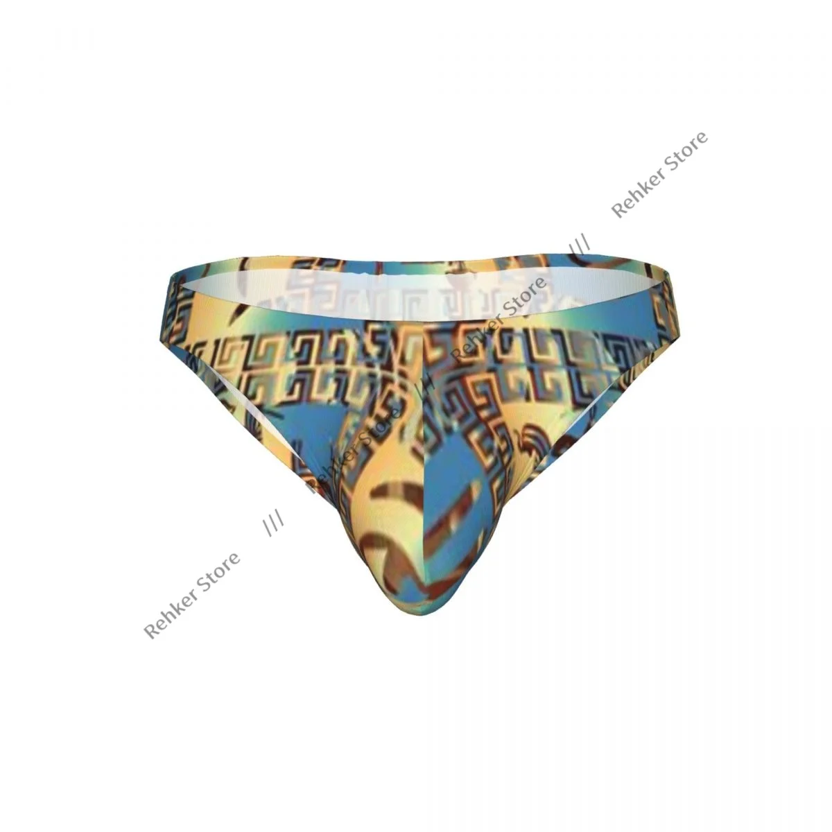 Egyptian Hieroglyphs African Ethnic Check Men's Briefs Sexy Underpants Bikini Underwear Men Panties - view 4