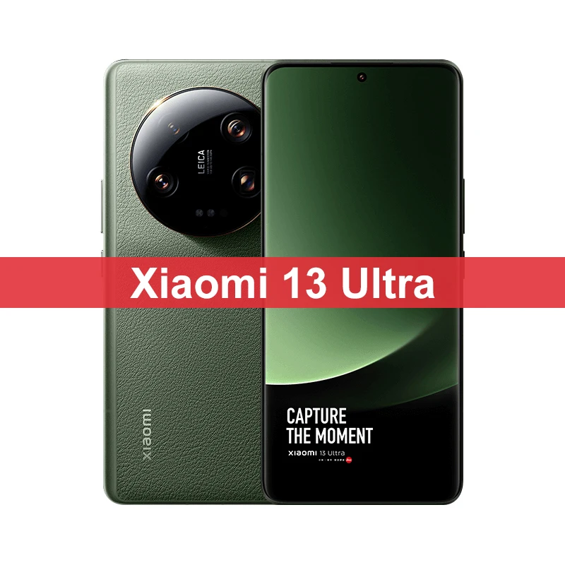 Global ROM Xiaomi 13 Ultra 256GB/512GB 50MP+32MP Camera Snapdragon 8 Gen 2 90W 5000mAh Battery  6.63 inch 2k Screen