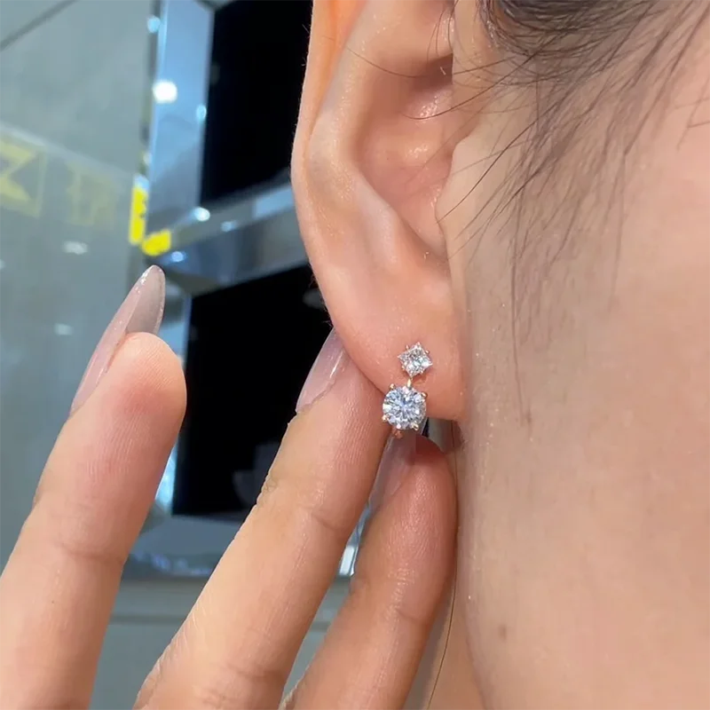 Anting-anting berlian laborato - Body Jewelry Vch ulasan dan harga