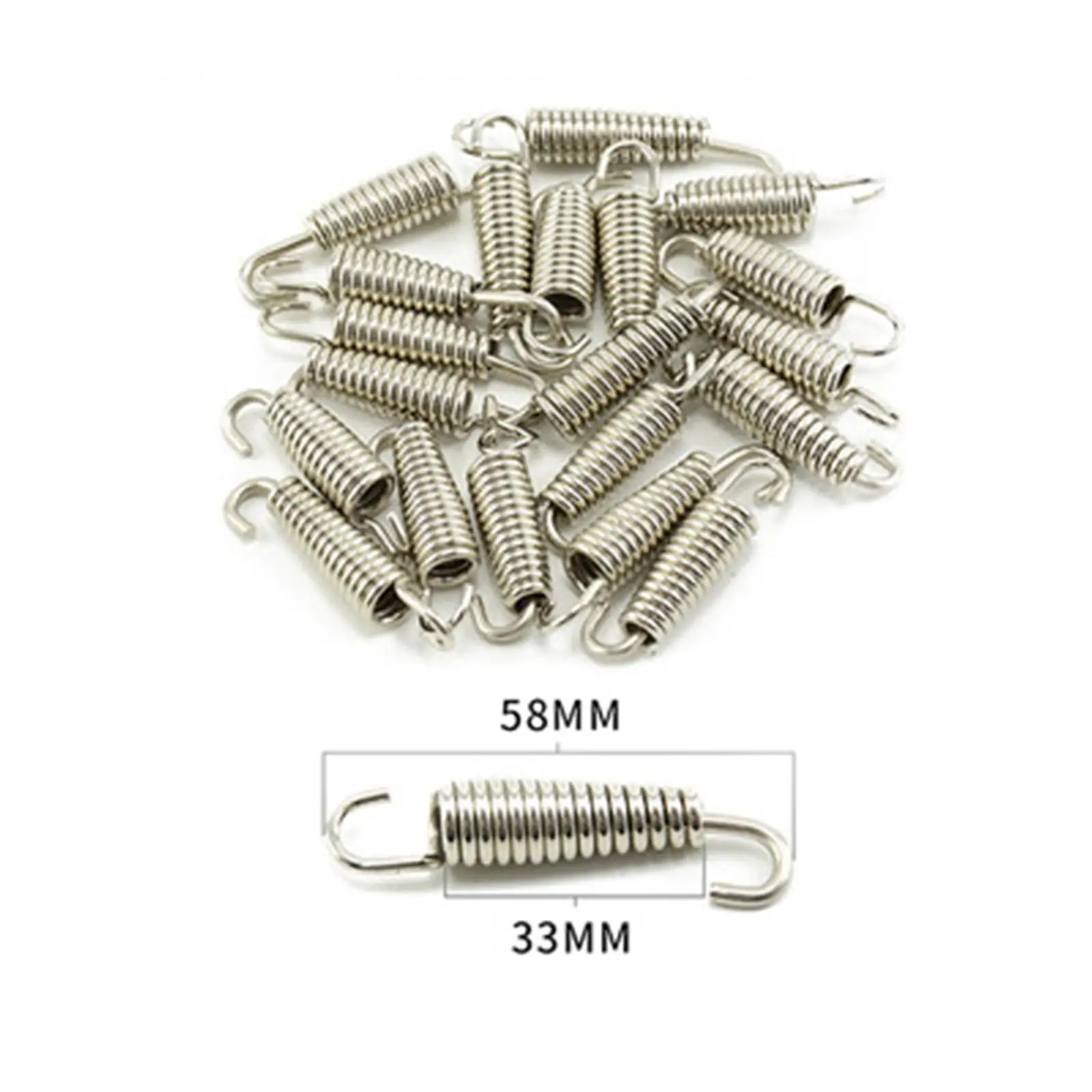 Stainless Steel Motorcycle Exhaust Spring Conical Type Universal Fit for Motorbike Muffler Leak Prevention and Repair