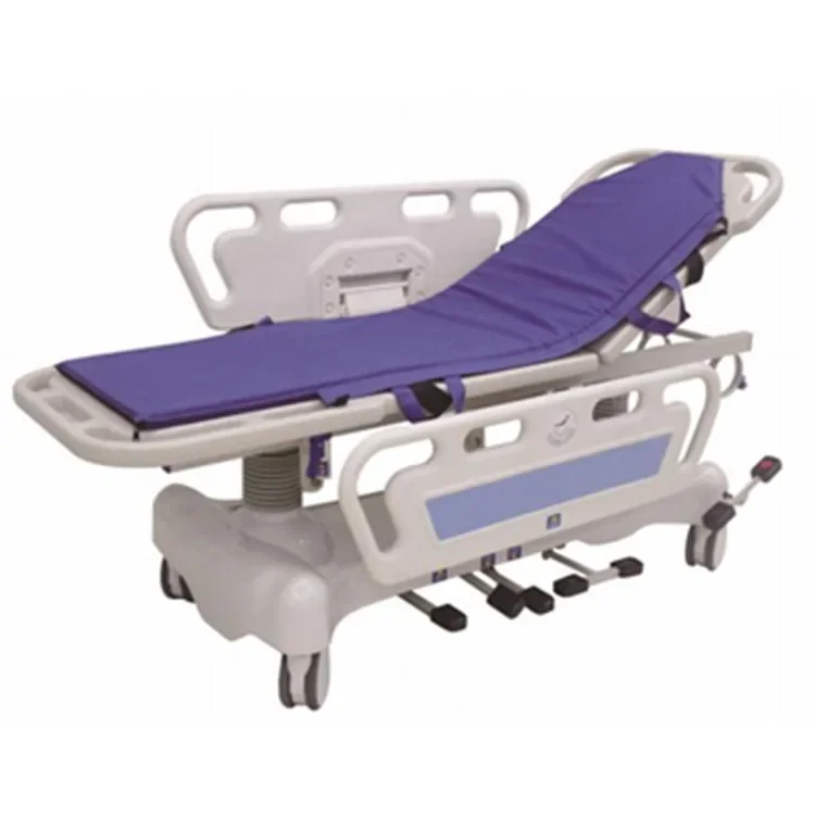 

Manual Bed ABS Plastic Stretcher Patient Transport Trolley