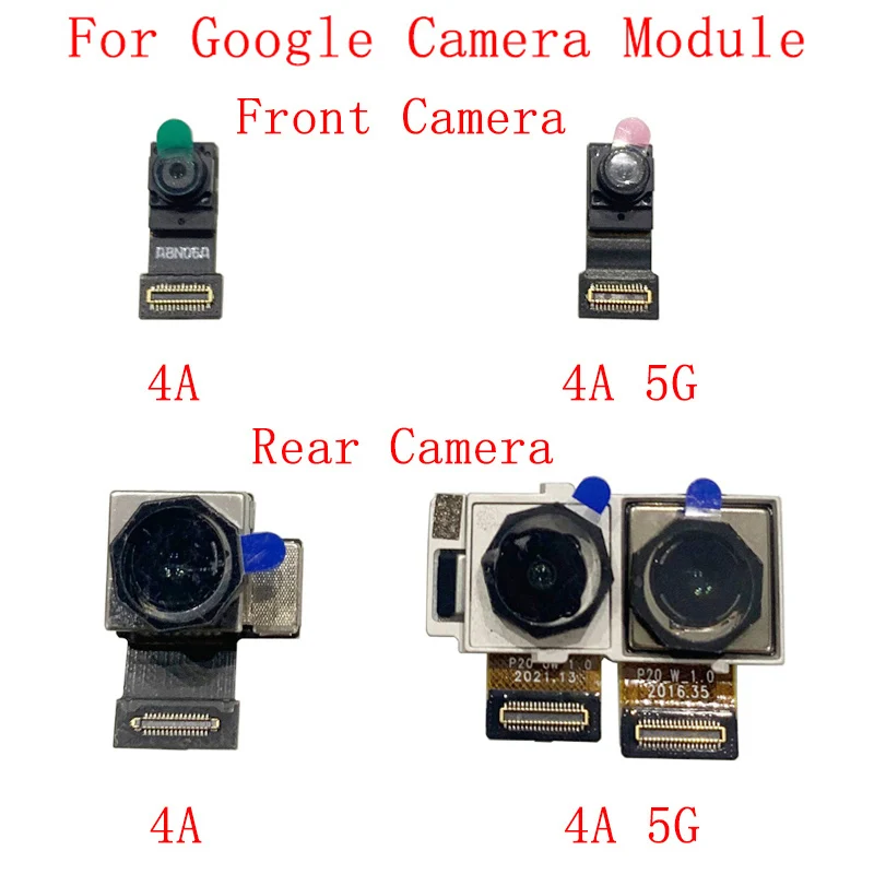 Rear Back Front Camera Flex Cable For Google Pixel 4A 4A 5G Main Big Small Camera Module Replacement Repair Parts