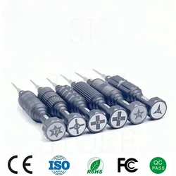 6 In 1 High Hardness Precision Screwdriver Set Plum Blossom Cross For Watch Phone Bottom Internal Disassembly Tool With Magnetic