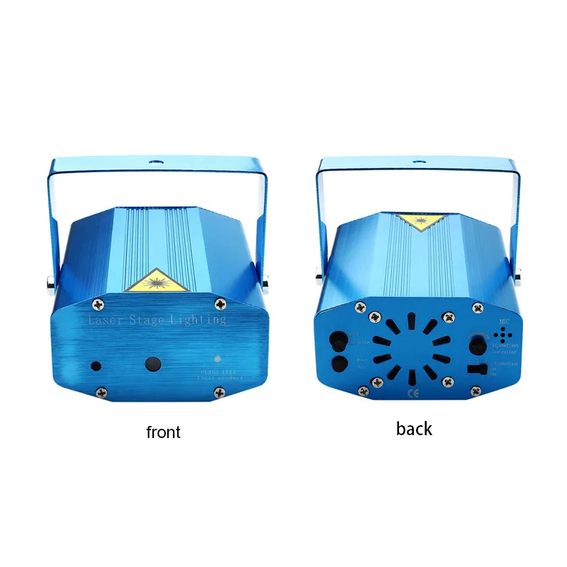 Mini Laser Light Effect Voice Controlled Self-Propelled Strobe Laser Stage Light Can Be Used For Bar KTV Disco Family Party
